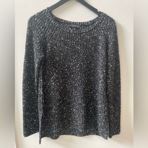 Ann Taylor long sleeve sweater, black, size medium